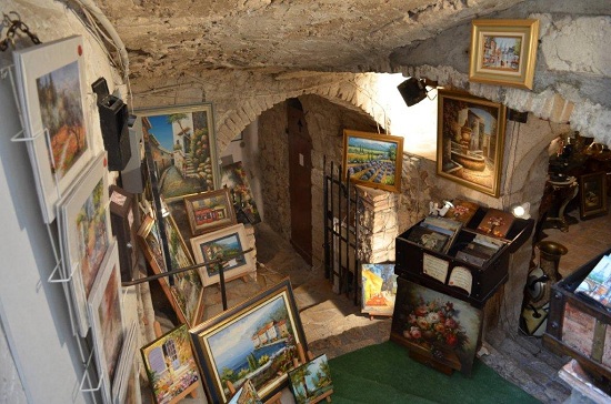 Une galerie à St Paul de Vence