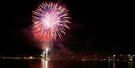 Le festival pyrotechnique de Cannes