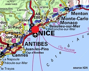 Nice Map - France