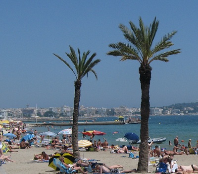 Plage du Midi à Golfe Juan