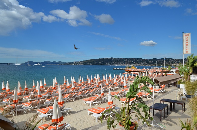 Une plage privée de Juan