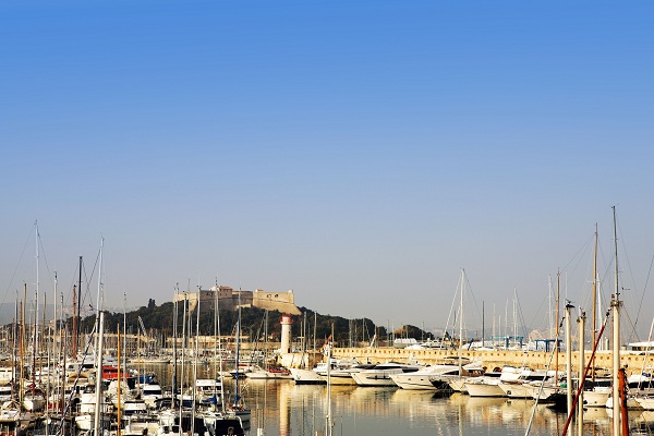 The port at Antibes