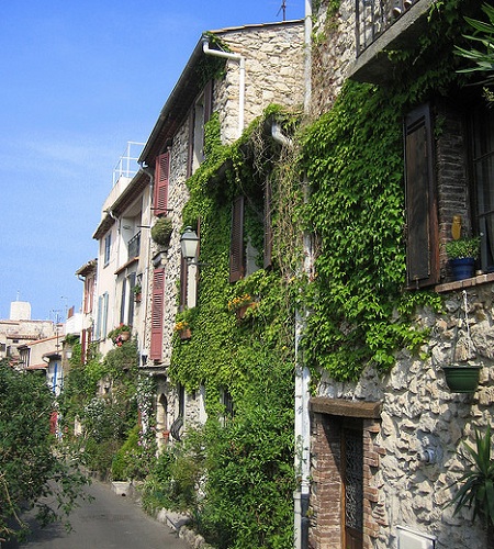 Le quartier du Safranier à Antibes