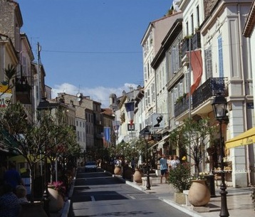 Vallauris town in France