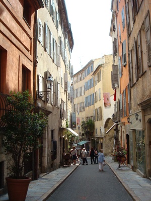 Les maisons de villages dans le vieux Grasse