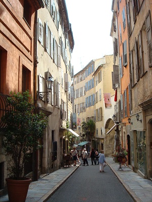 Les maisons de villages dans le vieux Grasse