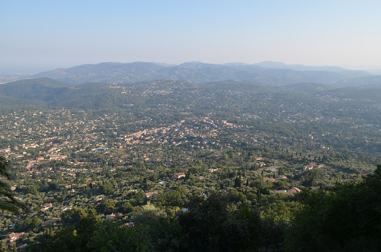 Vue sur la Côte depuis la place du château